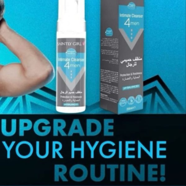 Intimate cleanser 4men protection & freshness SAINTLY GIRL 200ml | ساينتلي جيرل غسول رجالي للمنطقه الحساسه 200مل