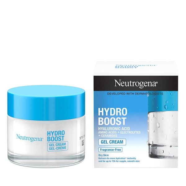 NEUTROGENA HYDRO BOOST GEL CREAM WITH HYALURONIC ACID FOR DRY SKIN 50ML | نيتروجينا هايدرو بوست جل كريم مع الهيالرونك اسد للبشره الجافه 50مل