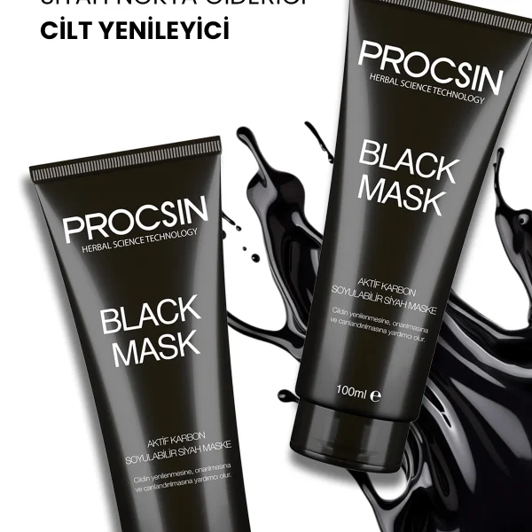 Procsin black mask 100 ml mask peeling procsin 6387 11 B 600x600