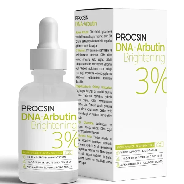PROCSIN Dna-Arbutin Brightening 3% - 30ml | بروكسن سيروم مفتح بالاربوتين 3% - 30 مل