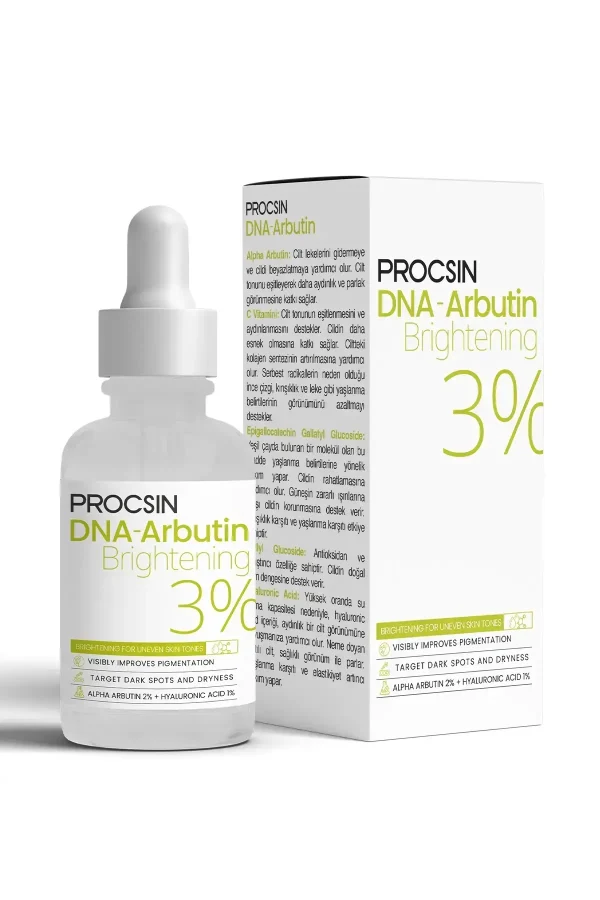PROCSIN Dna-Arbutin Brightening 3% - 30ml | بروكسن سيروم مفتح بالاربوتين 3% - 30 مل