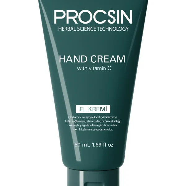 PROCSIN Hand Cream With Vitamin C - 50ml | بروكسن كريم اليدين بفيتامين سي - ٥٠ مل