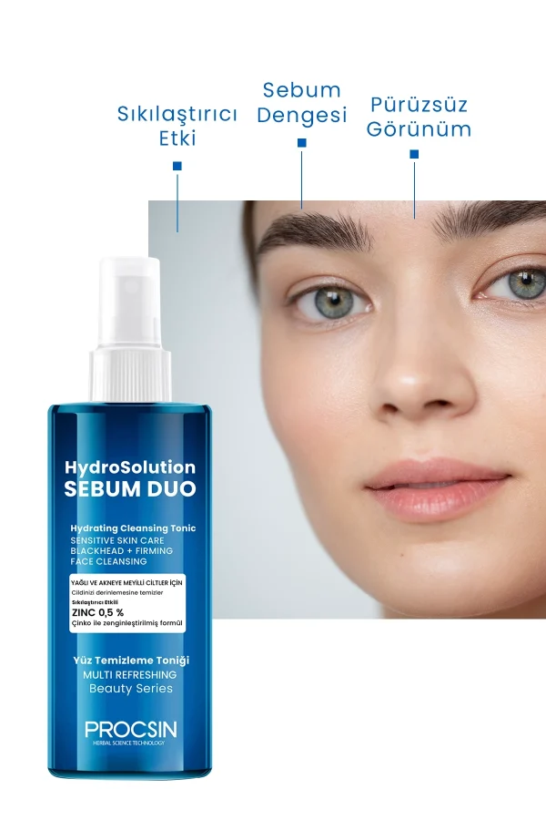 PROCSIN Sebum Duo Hydrosolution Tonic - 200ml | بروكسن تونر للوجه - ٢٠٠ مل - الصورة 5