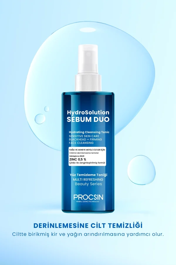 PROCSIN Sebum Duo Hydrosolution Tonic - 200ml | بروكسن تونر للوجه - ٢٠٠ مل - الصورة 4