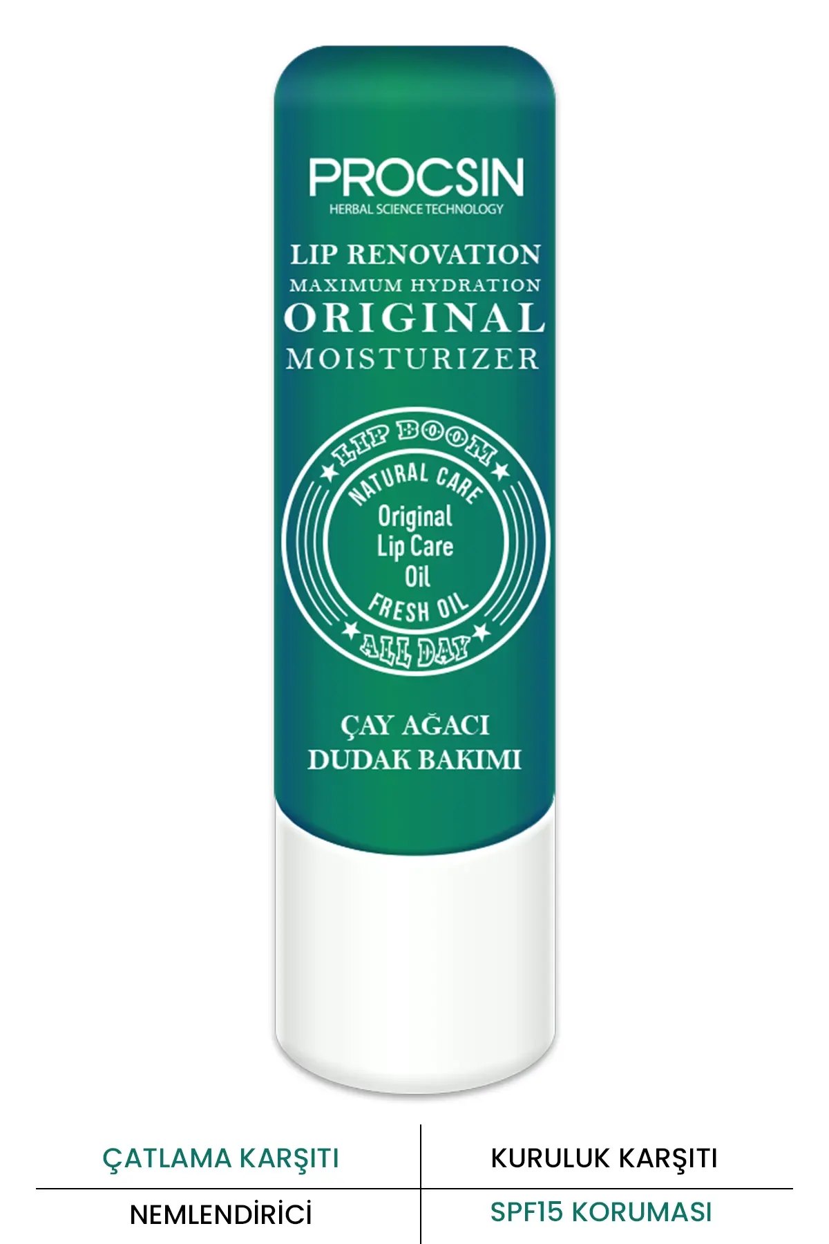PROCSIN Lip Balm Tee Tree 5 2g | بروكسن مرطب للشفاه بزيت شجرة الشاي 5 2 غرام الصورة 2