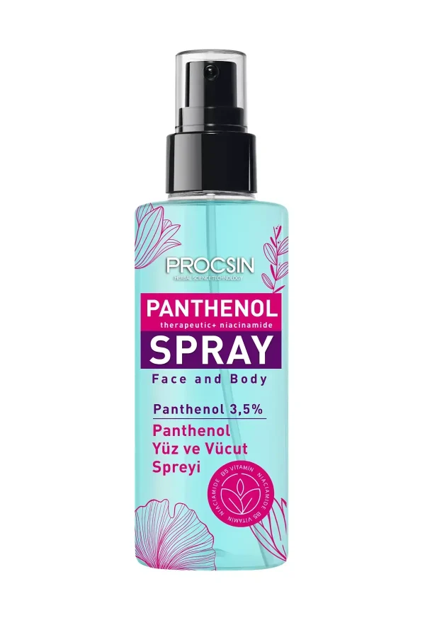 PROCSIN Panthenol Face and Body Spray - 100ml | بروكسن بخاخ لترطيب الوجه و الجسم - ١٠٠ مل