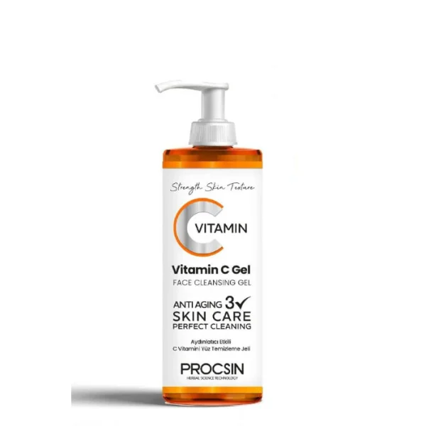 PROCSIN Vitamin C Facial Cleansing Gel - 150ml | بروكسن غسول جل للوجه بالفيتامين سي - 150 مل