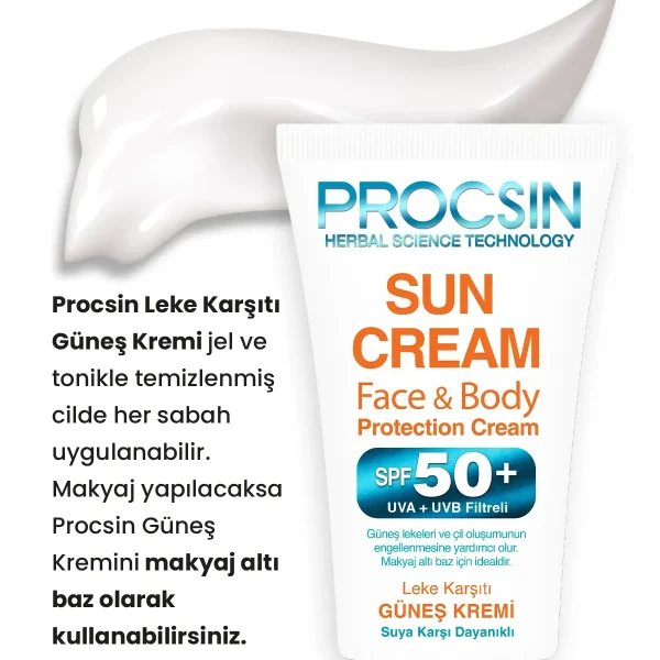 Procsin sunscreen face spf 50 50 ml mini size sun block procsin 5650 93 B 600x600