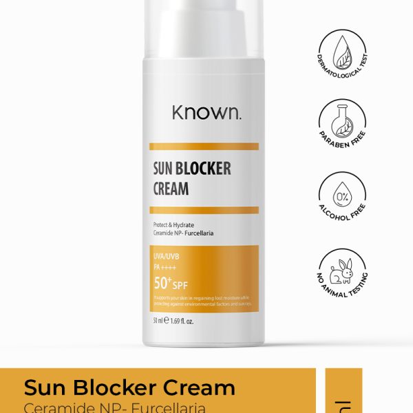 Known Sun Blocker Cream 50+ SPF 50 ML | كريم واقي شمس بعامل حمايه SPF50+ 50مل