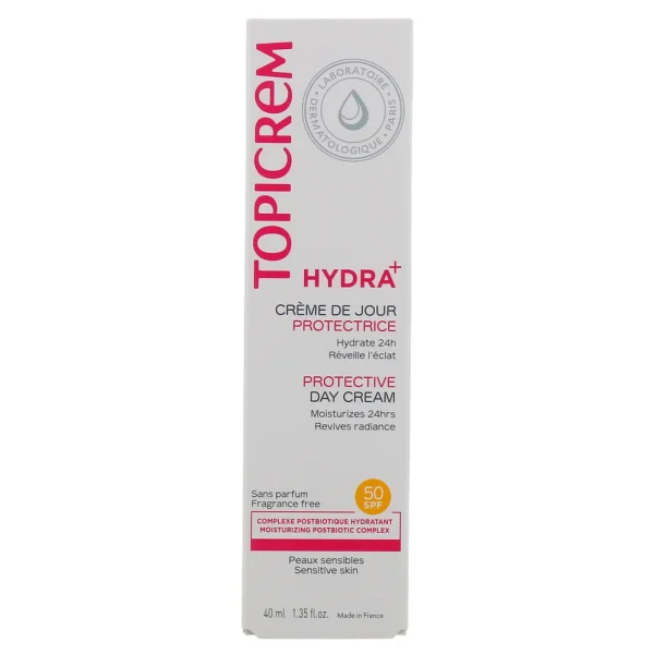 TOPICREM Hydra Protective Day Cream 50spf - 40ml | توبيكريم كريم نهاري مرطب و حامي للبشرة Spf50 - 40 مل