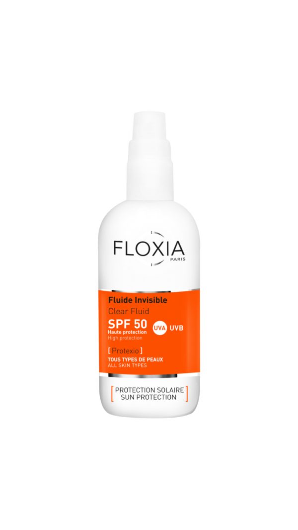 ⁦FLOXIA Clear Fluid Invisible SPF 50 100 ml | فلوكسيا واقي من اشعة الشمس SPF 50 100مل⁩ - الصورة ⁦4⁩