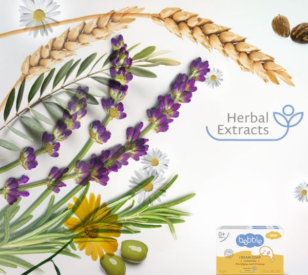 bebble Cream-Soap Camomile 75g | صابونه كريميه من ببلي بالبابونج 75 غرام - الصورة 2