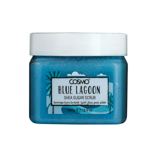 COSMO Blue Lagoon Shea Sugar Scrub - 450g | كوزمو مقشر الجسم بالشيا و حبيبات السكر - 450 غرام