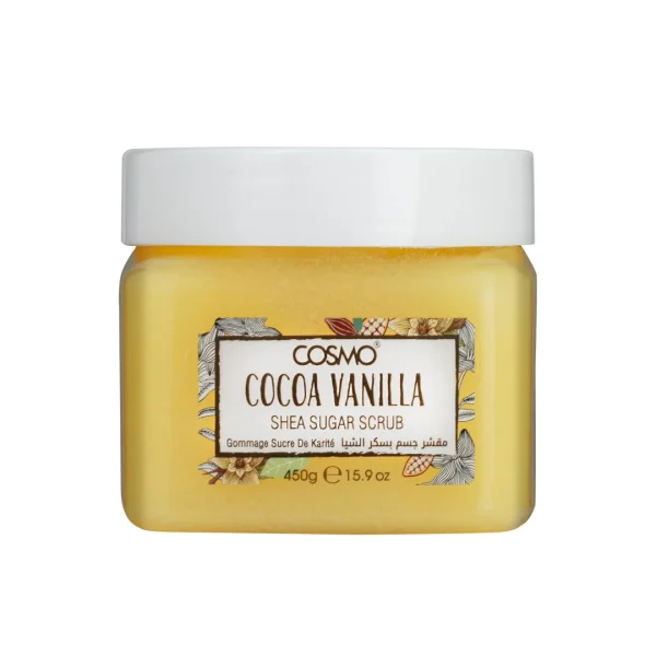 COSMO Cocoa Vanilla Shea Sugar Scrub - 450g | كوزمو مقشر الجسم بالسكر و الفانيليا - 450 غرام