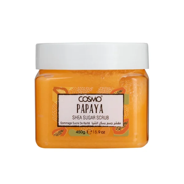 COSMO Papaya Shea Sugar Scrub - 450g | كوزمو مقشر الجسم بالسكر و زبدة الشيا و البابايا - 450 غرام