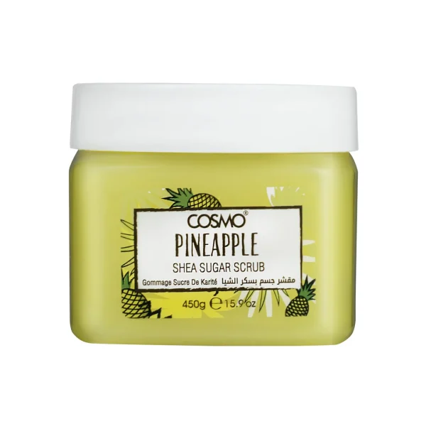 COSMO Pineapple shea sugar scrub - 450g | كوزمو مقشر الجسم بالسكر و الأناناس و الشيا - 450 غرام