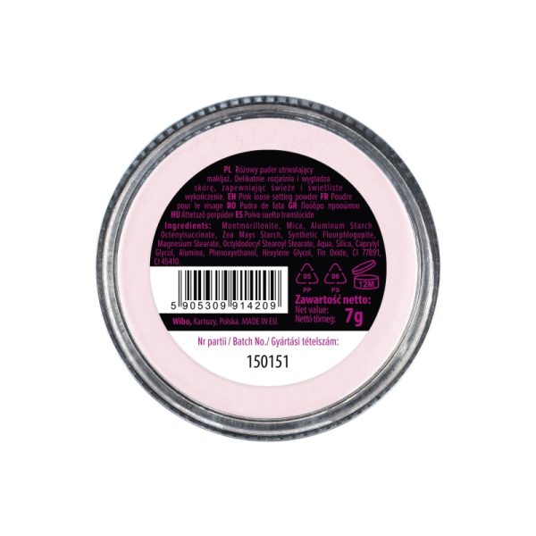 Wibo Pink Off Setting Powder 7g | بودرة تثبيت المكياج من ويبو بينك 7 غرام - الصورة 3