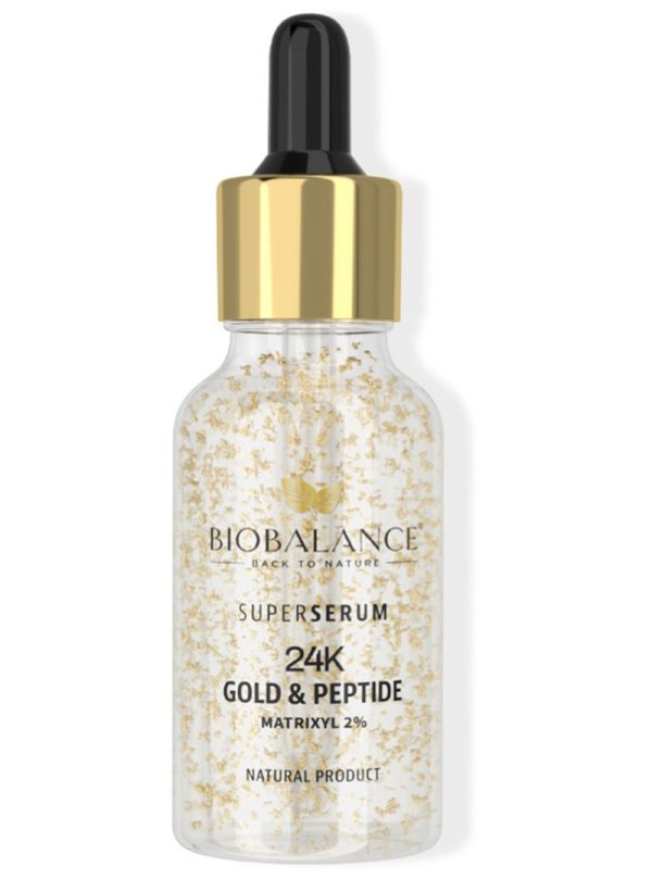 ⁦Bio Balance 24K Gold & Peptide Super Serum - 30ml | بايو بالانس سيروم الذهب و البيبتيد - 30 مل⁩ - الصورة ⁦2⁩