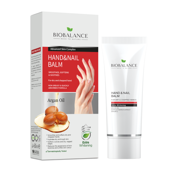 Bio Balance Hand And Nail Balm - 60ml | بايو بالانس مطري لليدين والأظافر - 60 مل
