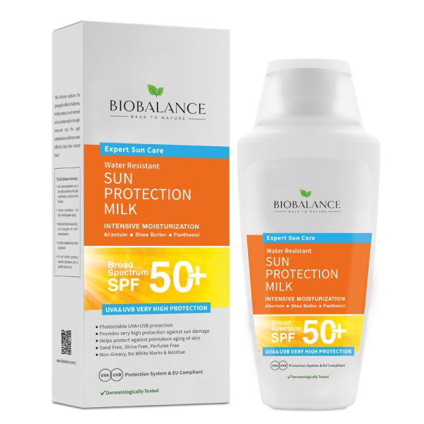 Bio Balance Sun Protection Milk 50+SPF -150ml | بايو بالانس واقي شمسي حليبي بعامل حماية 50 - 150 مل