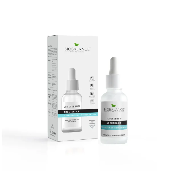 Bio Balance Super Serum Arbutin - HA - 30ml | بايو بالانس سيروم الفا اربوتين و حمض الهيالورنيك - 30 مل