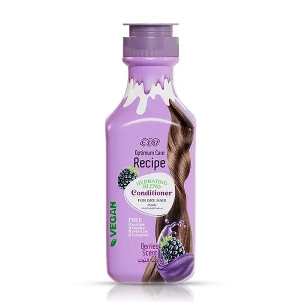 Eva Optimum Care Recipe Hydrating Blend Conditioner Berries Scent 350ml | بلسم ايفا أوبتيموم كير ريسيب المرطب برائحة التوت 350 مل