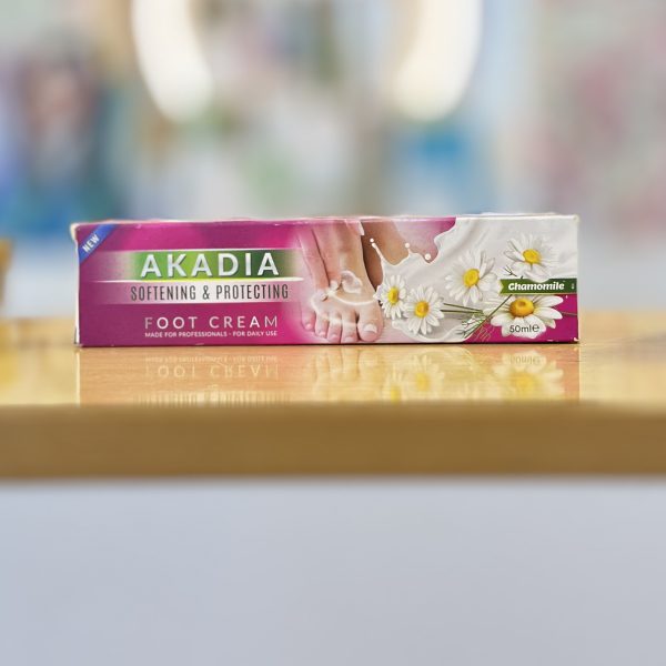AKADIA Softening & Protecting Foot Cream With Chamomile 50ml | اكاديا كريم البابونج لتنعيم وحماية للقدم 50مل