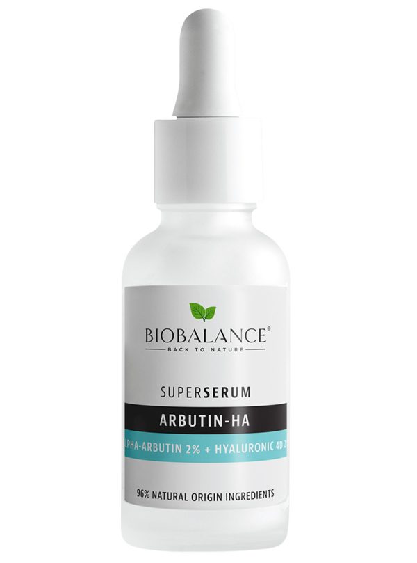 ⁦Bio Balance Super Serum Arbutin - HA - 30ml | بايو بالانس سيروم الفا اربوتين و حمض الهيالورنيك - 30 مل⁩ - الصورة ⁦2⁩