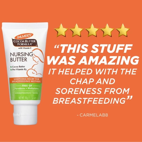 PALMER'S Cocoa Butter Formula Nursing Butter Tube - 30g | بالميرز مرهم بزبدة الكاكاو للترطيب قبل الرضاعة - 30 غرام - الصورة 6