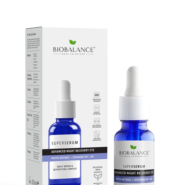 Bio Balance Advanced Night Recovery Eye Restorative Night Eye Serum - 20ml | بايو بالانس سيروم التجديد الليلي لمحيط العين - 20 مل