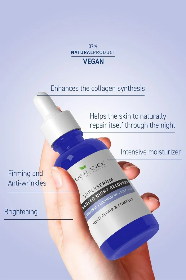 ⁦Bio Balance Advanced Night Recovery Eye Restorative Night Eye Serum - 20ml | بايو بالانس سيروم التجديد الليلي لمحيط العين - 20 مل⁩ - الصورة ⁦3⁩