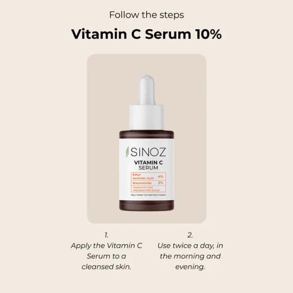 ⁦SiNOZ Vitamine C Serum 30ml | سينوز سيرم فايتمن سي 30مل⁩ - الصورة ⁦5⁩
