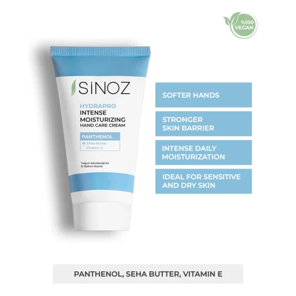 SiNOZ Moisturising Hand Care Cream 50ml | سينوز كريم مرطب للعناية باليدين 50مل - الصورة 4