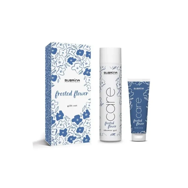 Subrina Professional Frosted Flower - 250ml | سوبرينا مجموعة العناية بالبشرة جل الاستحمام و كريم لليدين - 250 مل