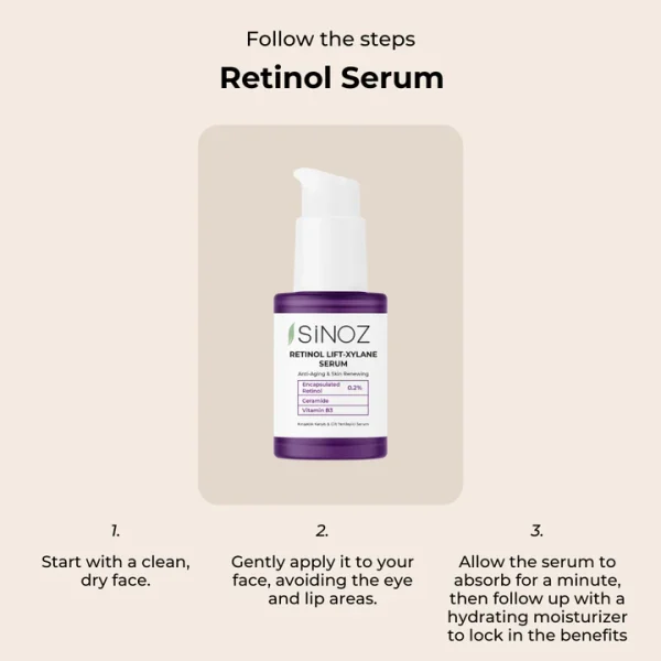 SiNOZ Retinol Serum 30ml | سينوز رتنول سيرم 30مل - الصورة 5