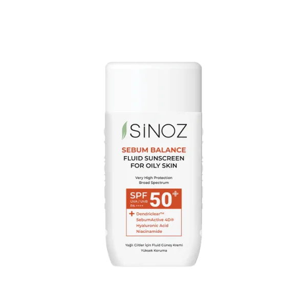 SiNOZ Sebum Balance Fluid Sunscreen SPF 50 + 50ml | سينوز سائل سيبوم بالانس واقي من الشمس بعامل حماية من الشمس 50+ 50مل