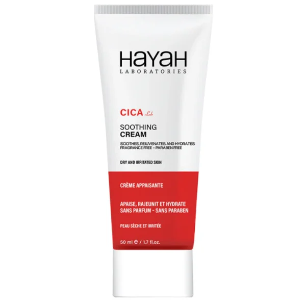 Hayah CICA Lab soothing Cream 50 ml | حياة  كريم CICA Lab المهدئ 50 مل