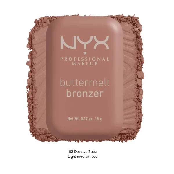 NYX Buttermelt Bronzer   BMB03 Deserve Butta   5g | ان واي اكس برونزر كريمي   BMB03 Deserve Butta    5 غرام