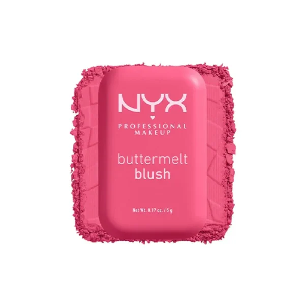 NYX Buttermelt Blush  08 Getting Butta   5g | ان واي اكس بلاش  08 Getting Butta   ٥ غرام