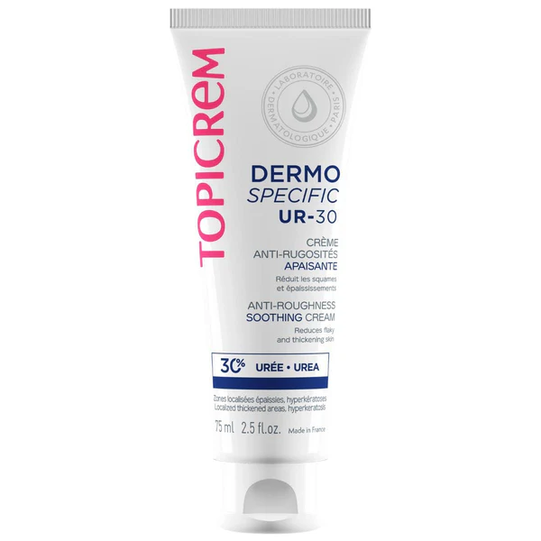TOPICREM Dermo Specific UR-30 Anti-Roughness Smoothing Cream - 200ml | توبيكريم كريم UR-30 المُنعّم والمُضاد للخشونة - مُخصّص للبشرة - 200 مل