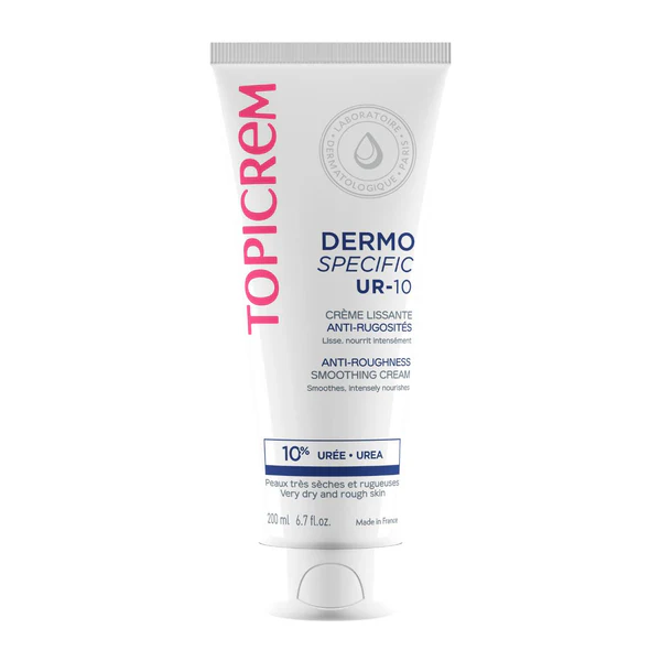TOPICREM Dermo Specific UR-10 Anti-Roughness Smoothing Cream - 200ml | توبيكريم كريم UR-10 المُنعّم والمُضاد للخشونة - مُخصّص للبشرة - 200 مل
