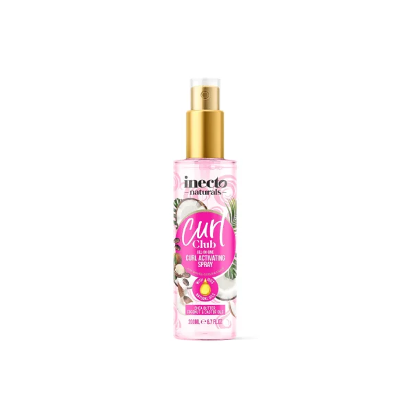 انيكتو بخاخ سبراي للشعر المموج - 200مل | Inecto naturals curl club all in one curl activating spray