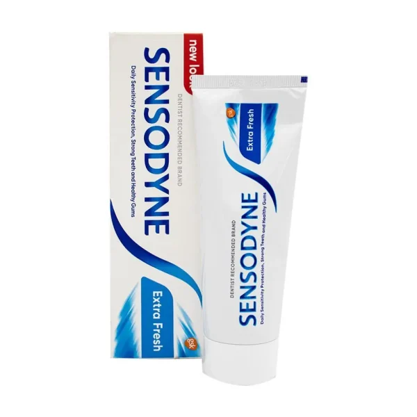 Sensodyne Extra Fresh Toothpaste  75ml | سنسوداين معجون أسنان برائحة منعشة للغاية   75مل