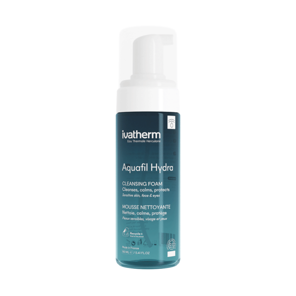 Ivatherm Aquafil Hydra Baslan Cleansing Foam - 160ml | ايفاثيرم غسول رغوي منظف لطيف للوجه - 160 مل
