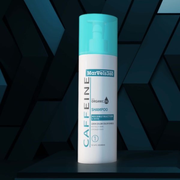 MarVels360 Shampoo Caffeine - 500ml | مارفيلز360 شامبو الكافيين - 500مل
