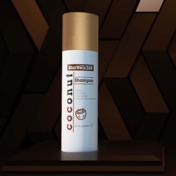 MarVels360 Shampoo Coconut - 500ml | مارفيلز360 شامبو جوز الهند - 500مل