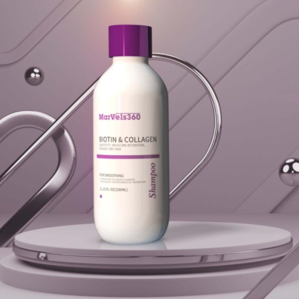MarVels360 Biotin & Collagen Shampoo - 330ml | مارفيلز360 شامبو البايوتين والكولاجين - 330مل