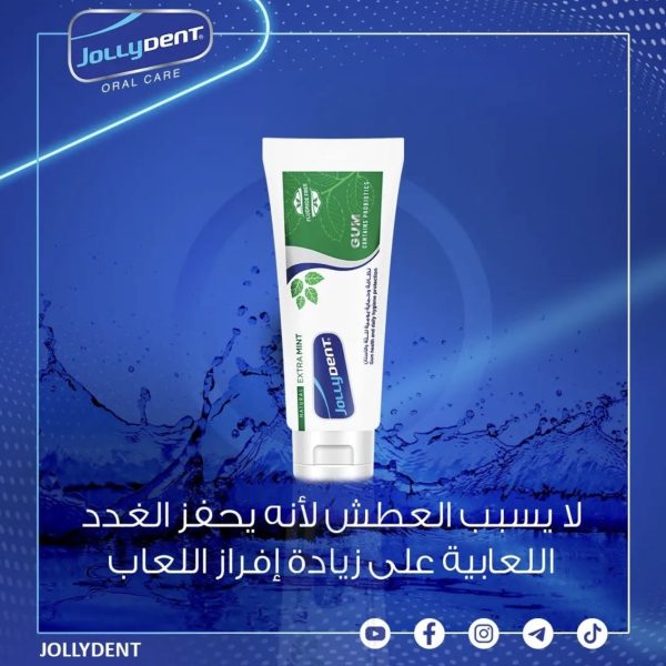 Jolly Dent Toothpaste Extra Mint   75g | جولي دينت معجون أسنان بالنعناع   75 غرام