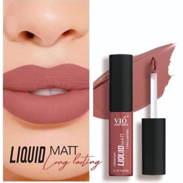 Vio liquid matt long lasting lip gloss / فيو / v09