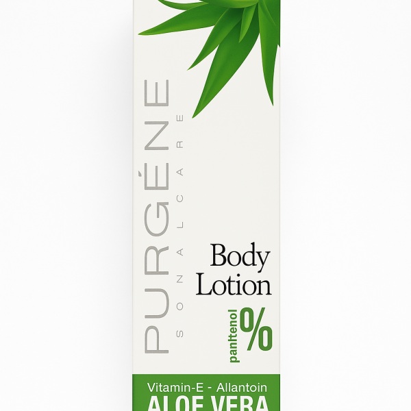 PURGÈNE Body Lotion Aloe Vera %9 Panthenol 200ml | بيوريجن لوشن ترطيب جسم بالاوفيرا 100مل